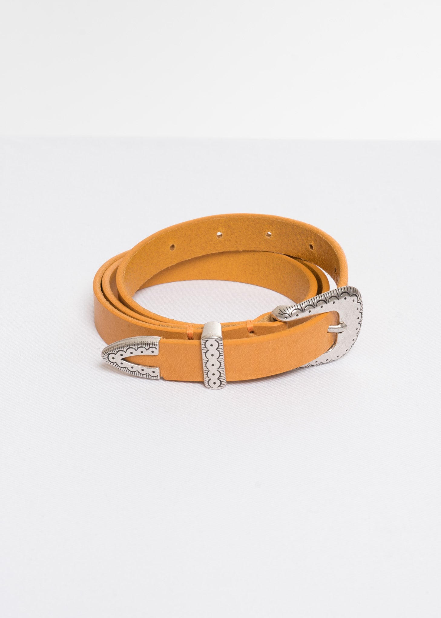 Yellow Glock Western Leather Belt – 017 Shop