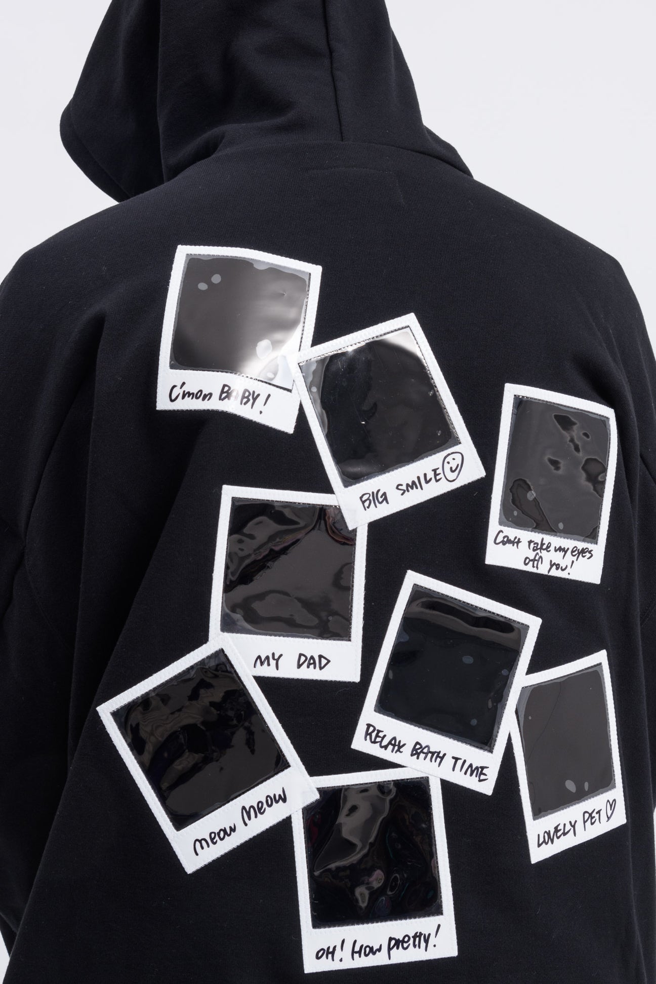 Black Polaroid Film Hoodie 017 Shop