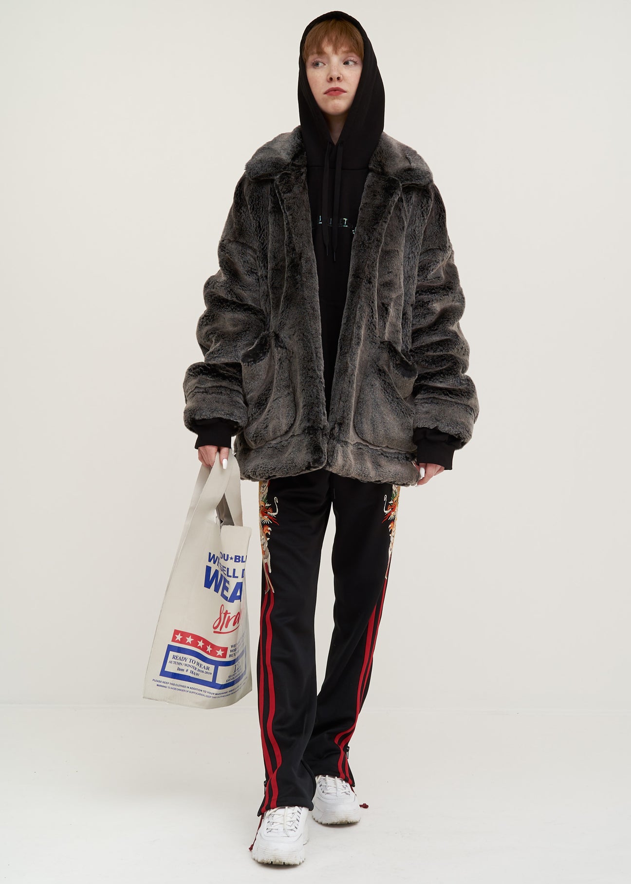 Husky Animal Painted Fur Jacket – 017 Shop