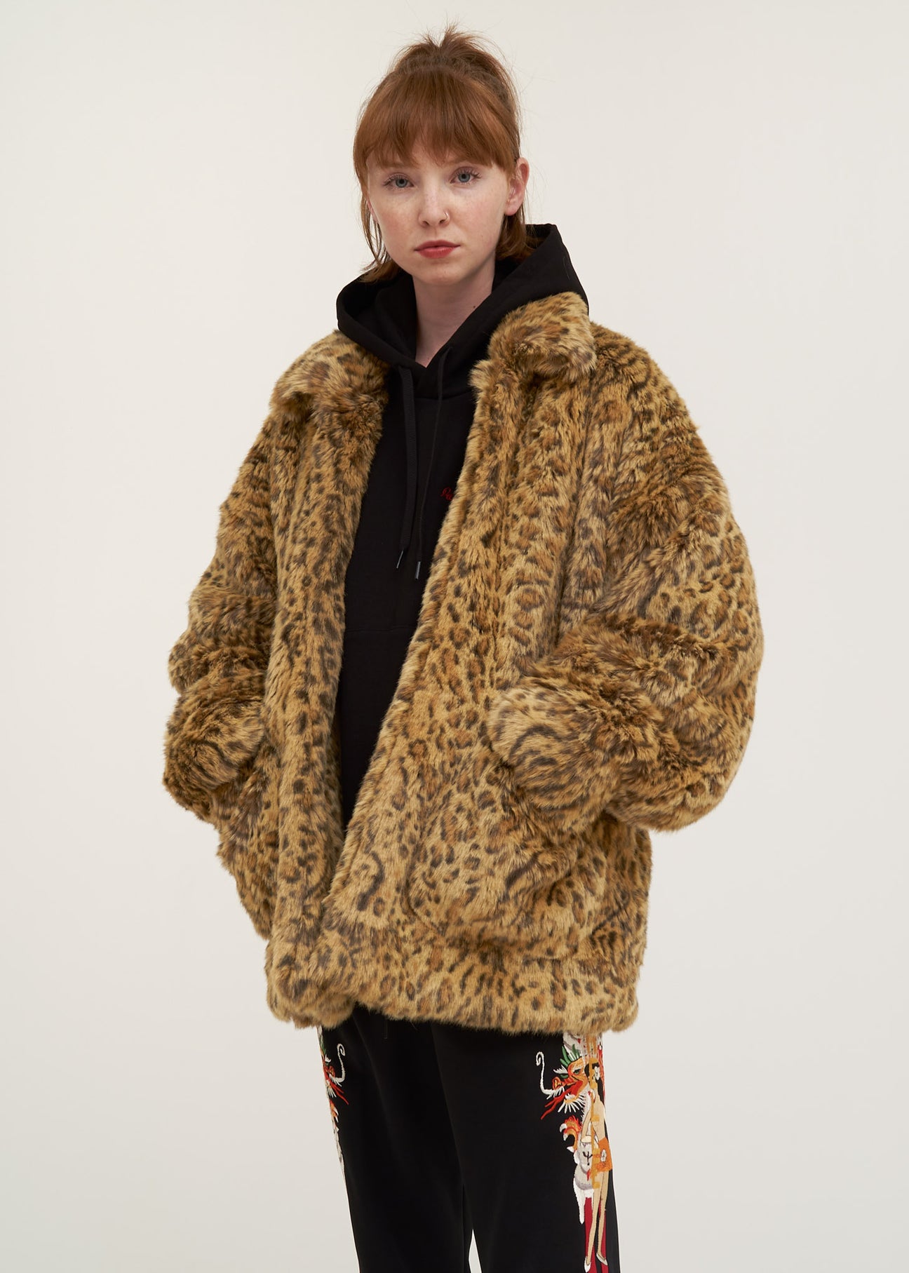 doublet SサイズANIMAL PRINTED FUR JACKET doublet SサイズANIMAL PRINTED FUR JACKET