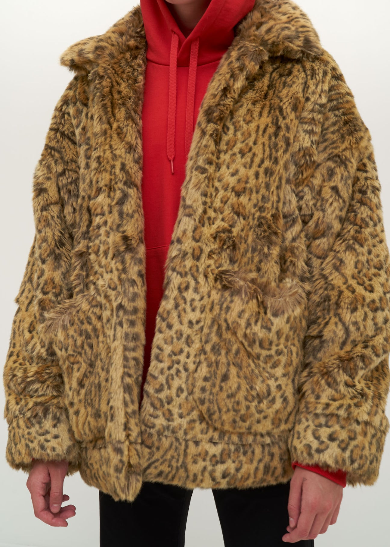 Leopard Animal Painted Fur Jacket – 017 Shop