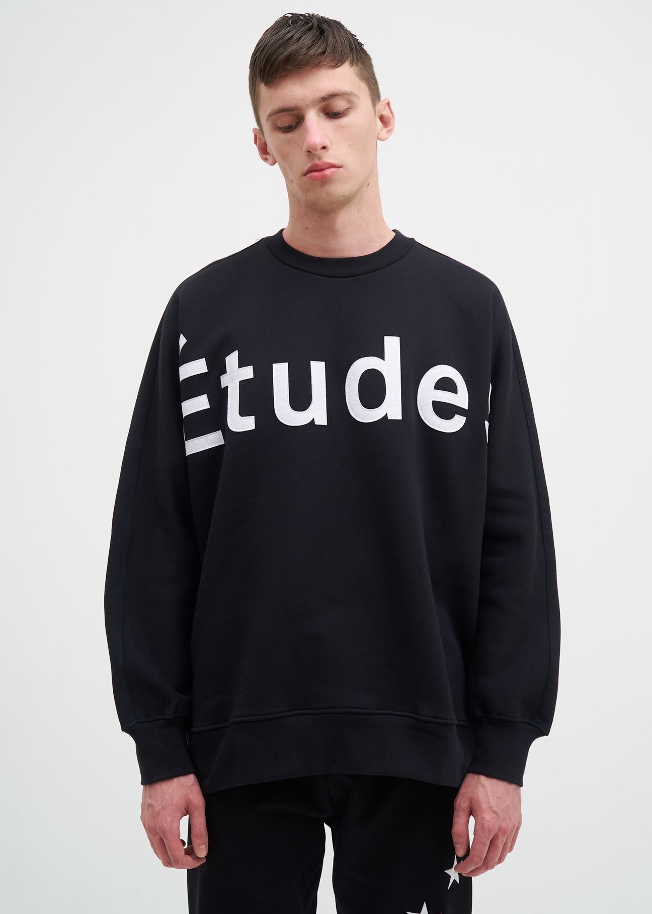 Black Color Etudes Sweatshirt 017 Shop