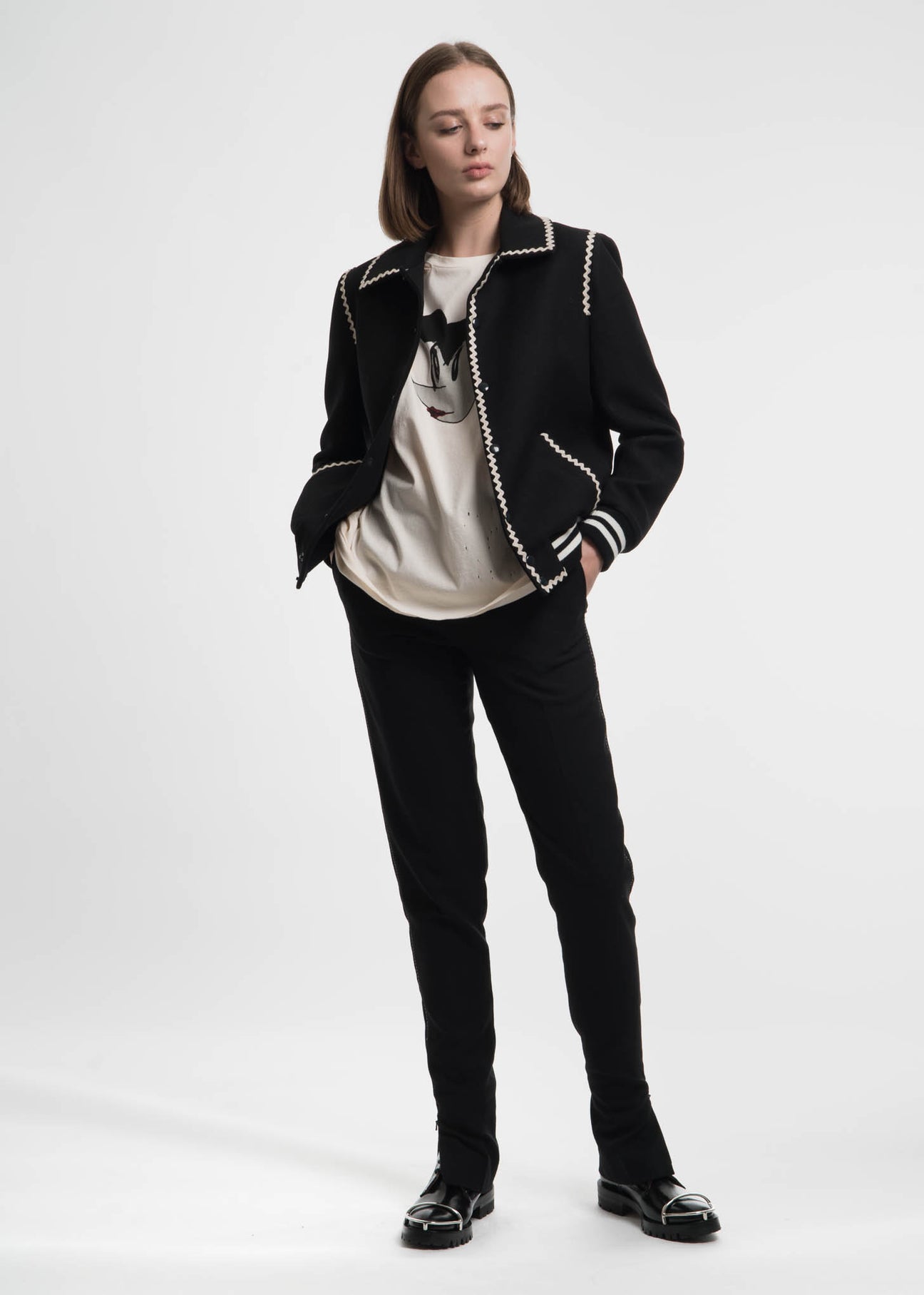 garcons infidelesテディジャケット