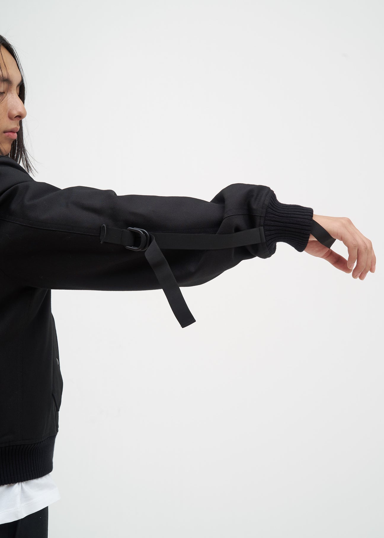 Black Bondage Bomber Jacket Re Edition 017 Shop
