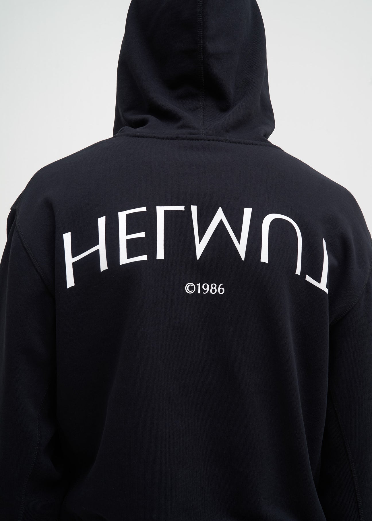 Black Helmut Logo Hack Hoodie 017 Shop