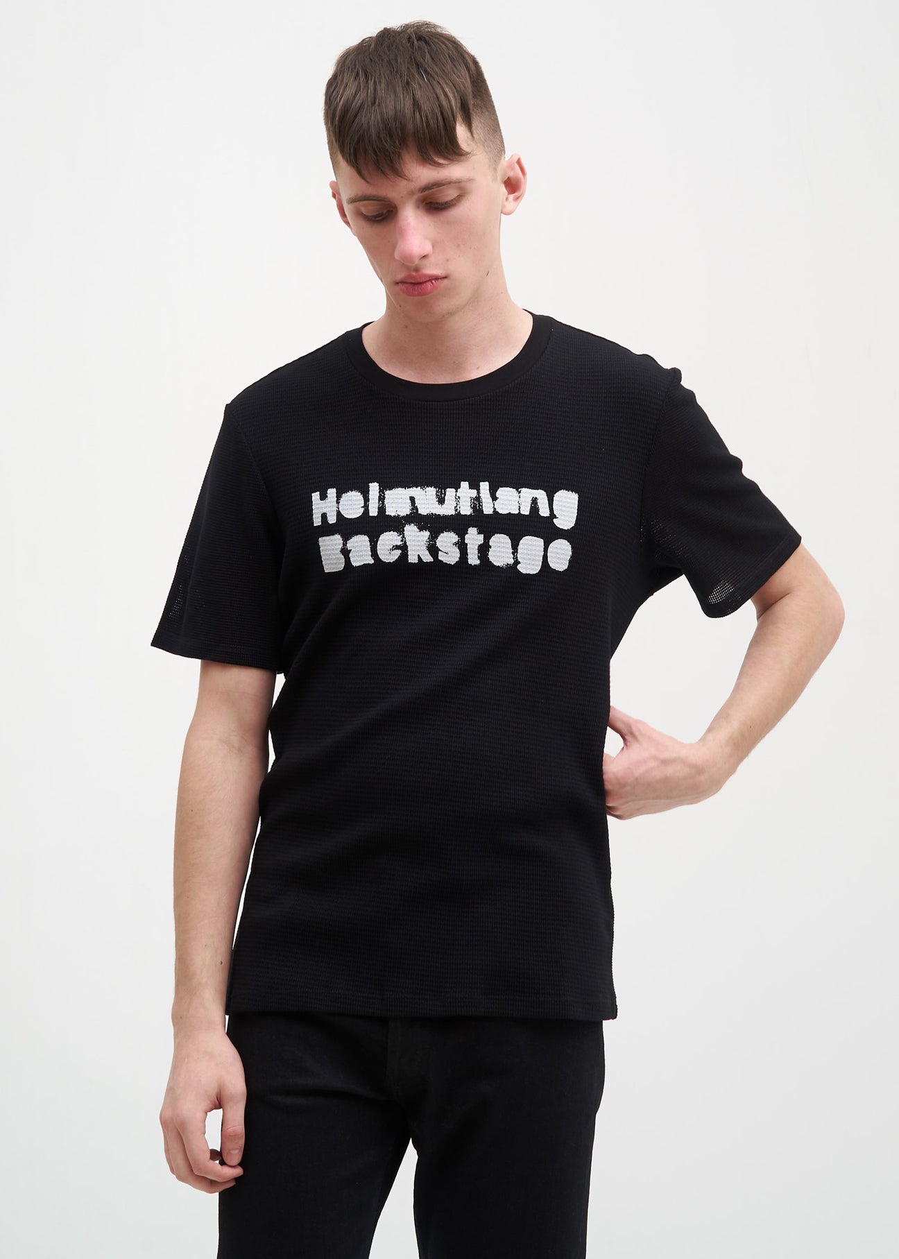 Black Re-Edition 'Backstage' T-Shirt – 017 Shop