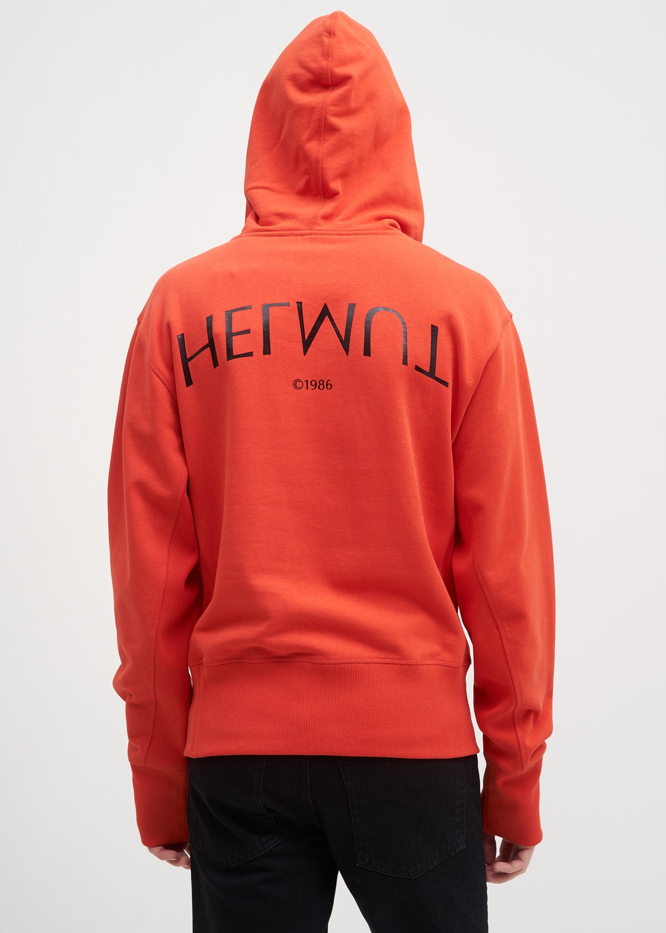 Helmut lang logo hack hoodie new arrivals