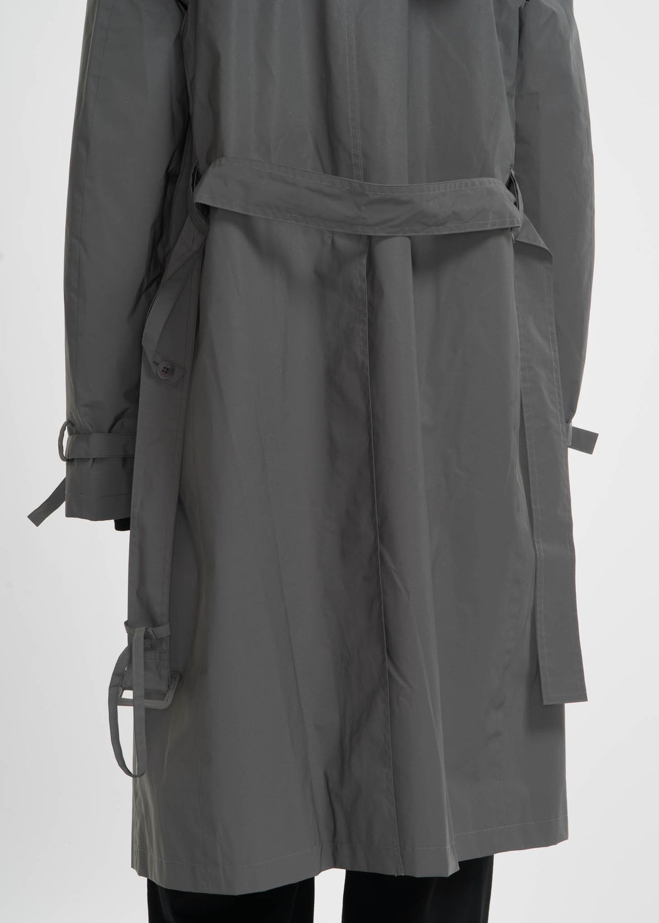 Reflective Hooded Trench Coat – 017 Shop