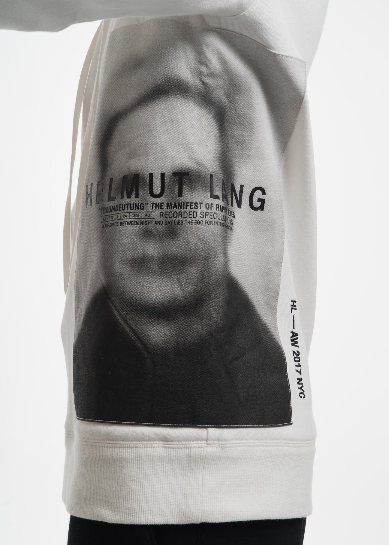 White High Neck Ghost Sweatshirt 017 Shop