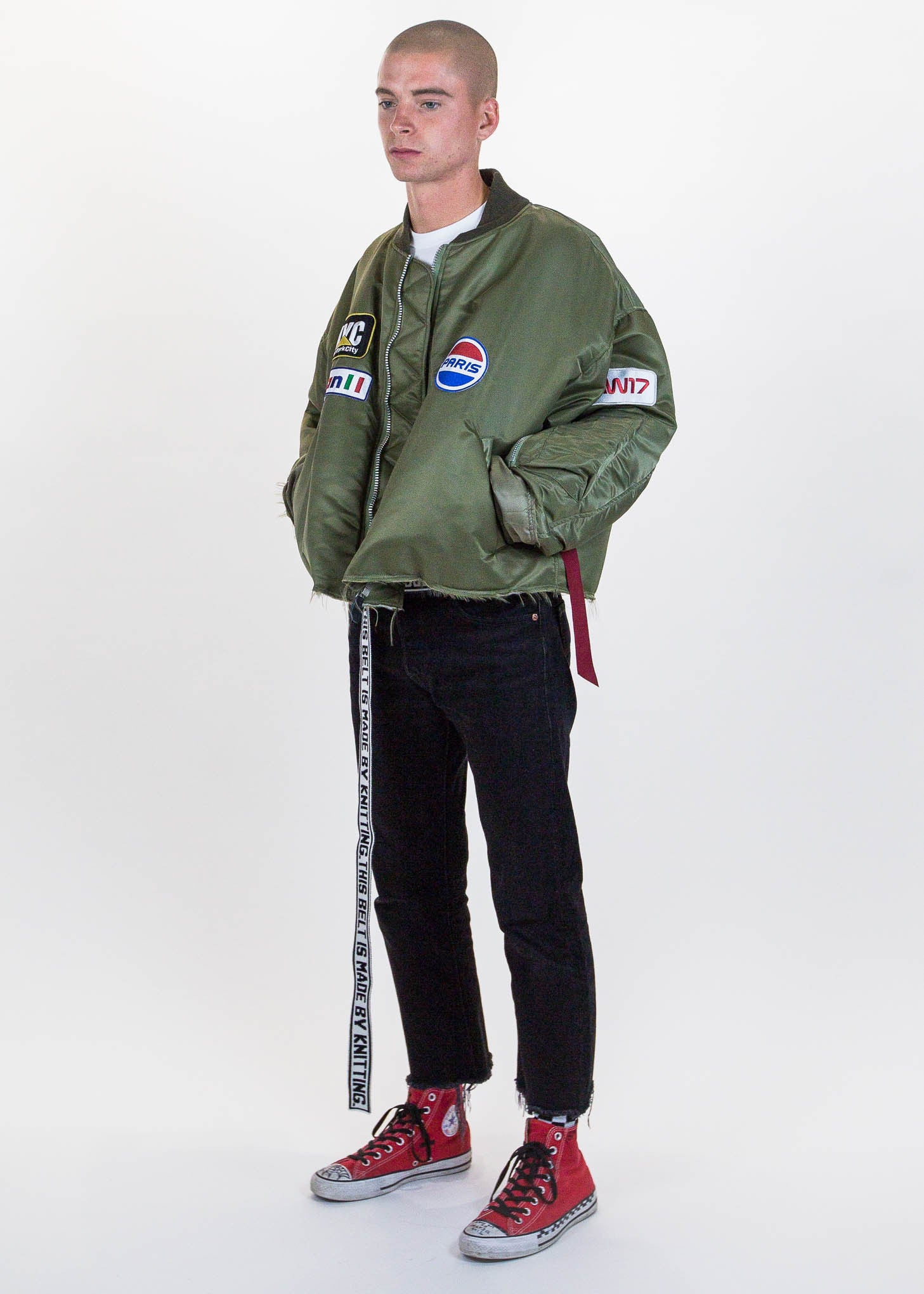 ブルゾン doublet 17AW CUTOFF OVERSIZED BOMBER JK