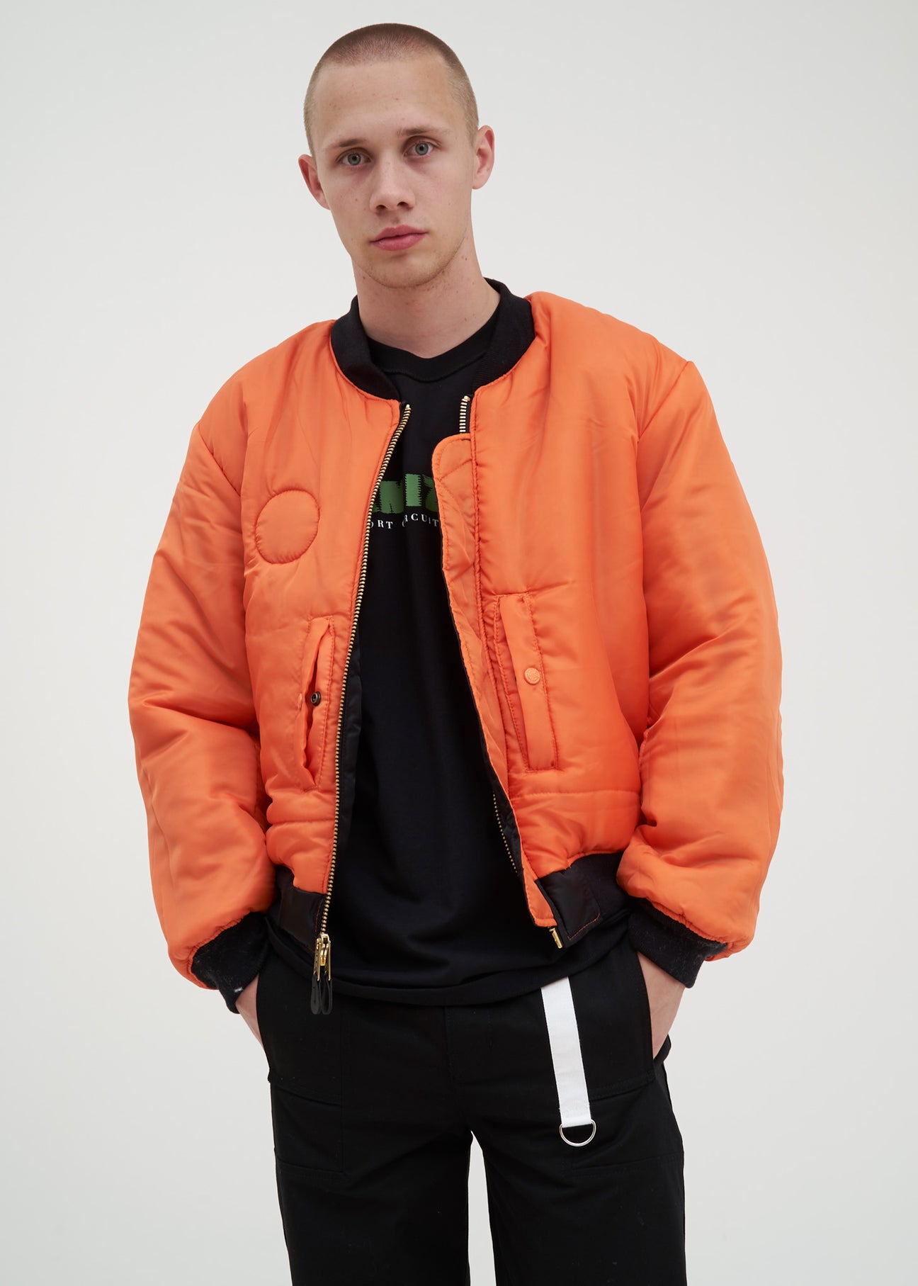 Black Cross Bomber Jacket – 017 Shop