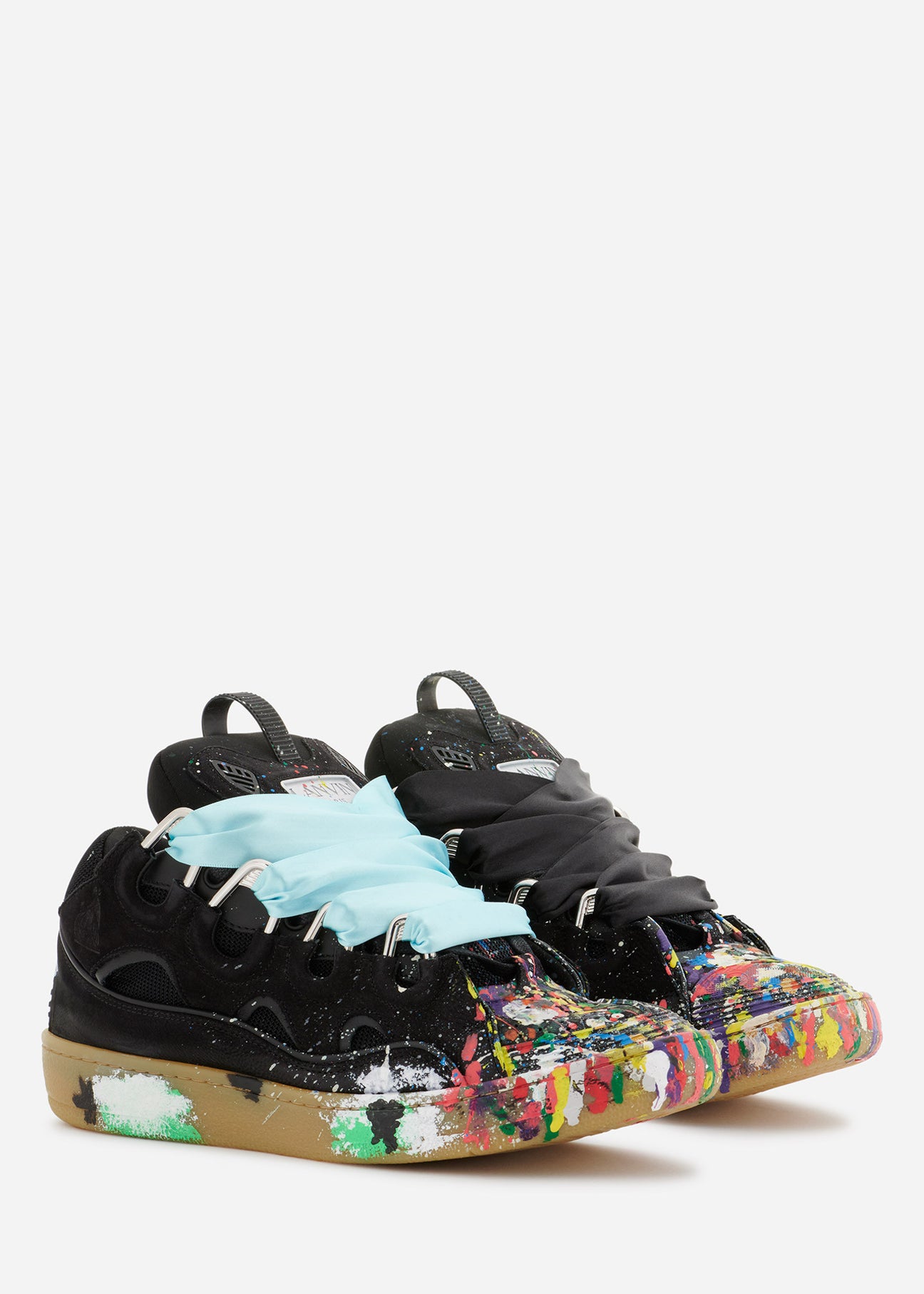 Black GALLERY DEPT. X LANVIN LEATHER CURB SNEAKERS – 017 Shop Black GALLERY DEPT. X LANVIN LEATHER CURB SNEAKERS – 017 Shop