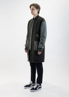 helmut lang men's Oversize Bomber Coat