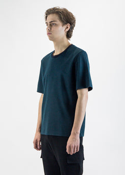 cmmn swdn mens green Miles Boxy Japanese Wool Tee