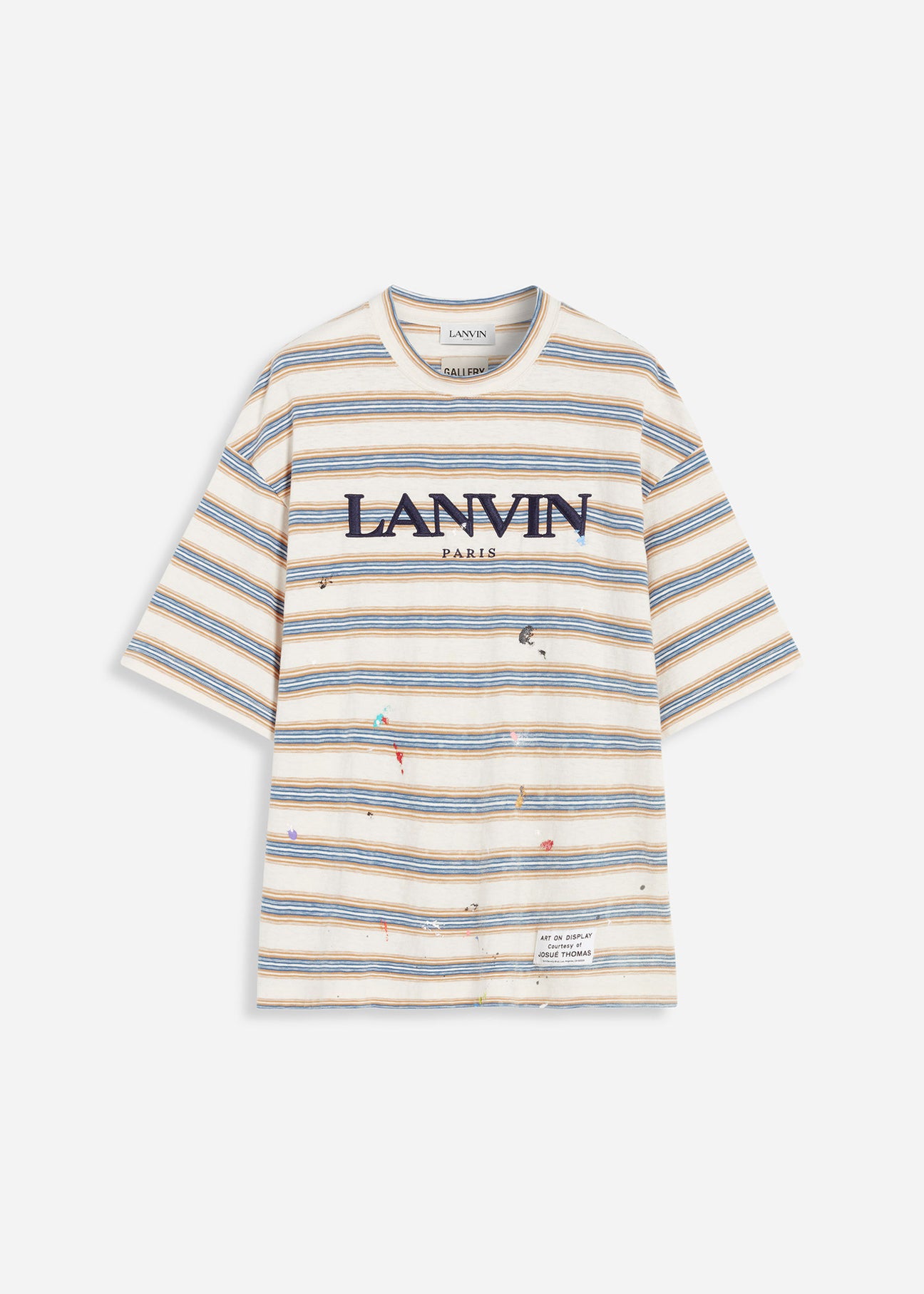 GALLERY DEPT. X LANVIN PARIS EMBROIDERED OVERSIZED T-SHIRT – 017 Shop